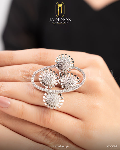 The Flora Glow Adjustable Ring